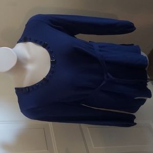 Jeweled Sweater with Matching Belt 1X